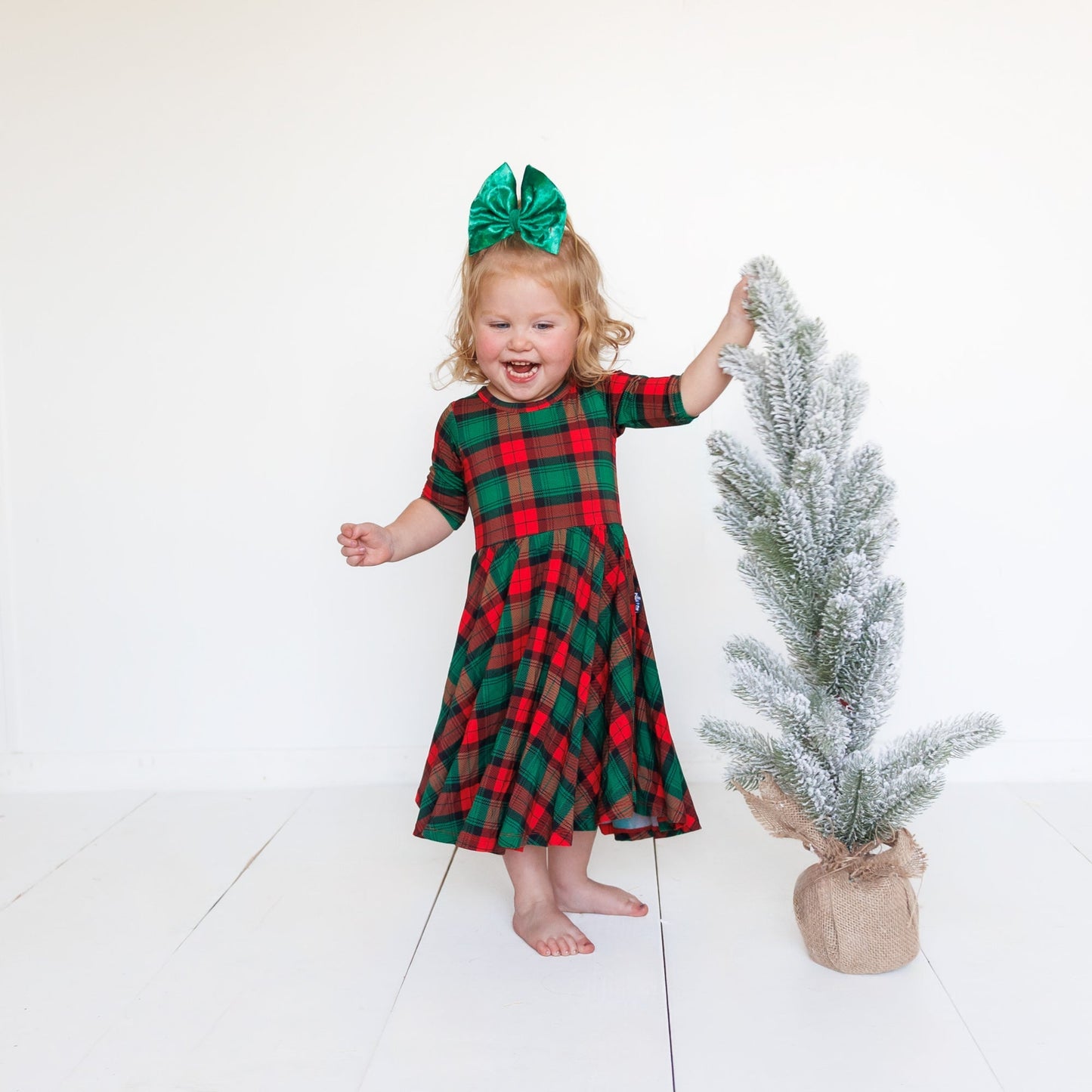 MID SLEEVE TWIRL - Classic Tartan - Mack & Harvie