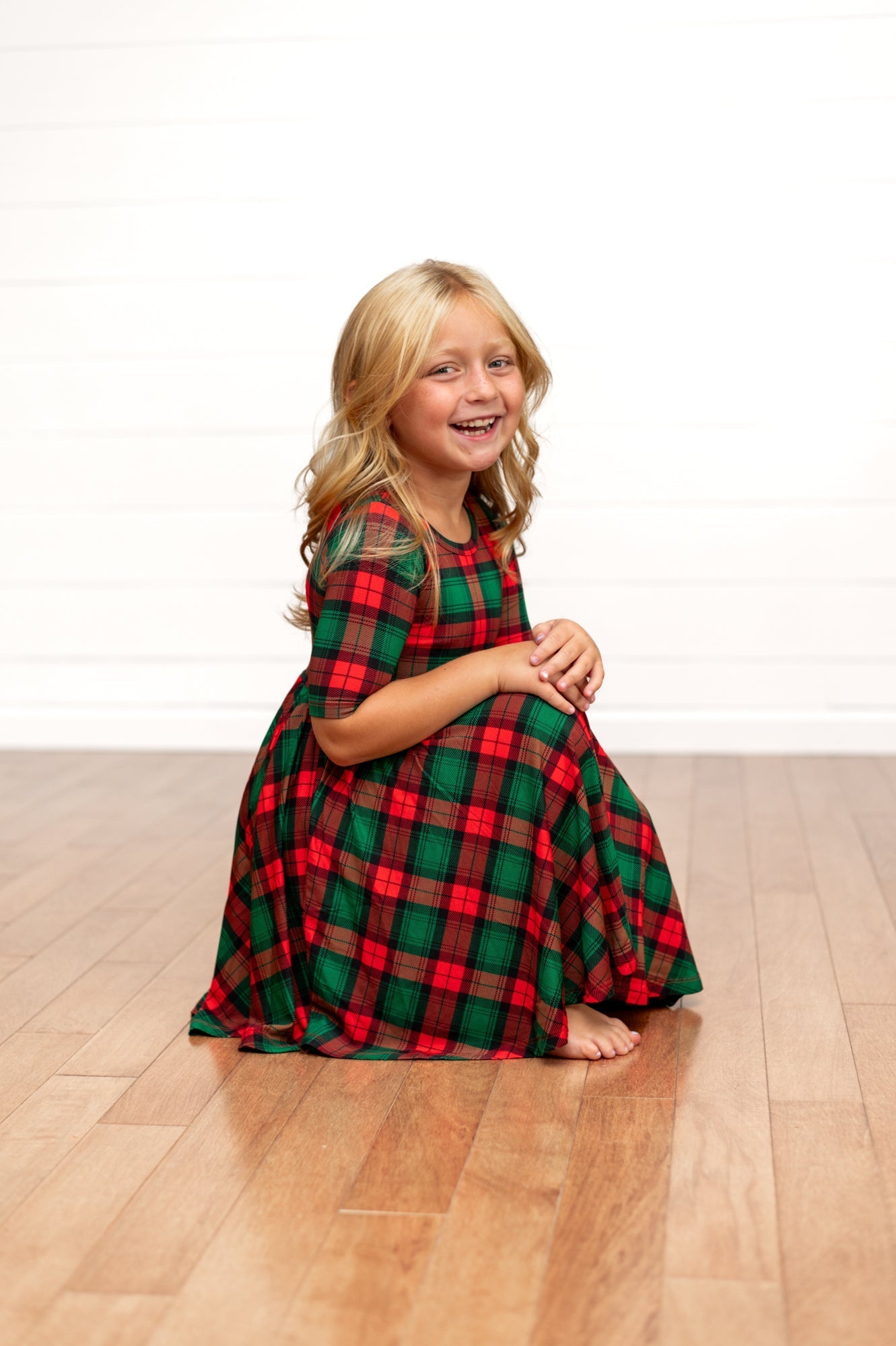 MID SLEEVE TWIRL - Classic Tartan - Mack & Harvie