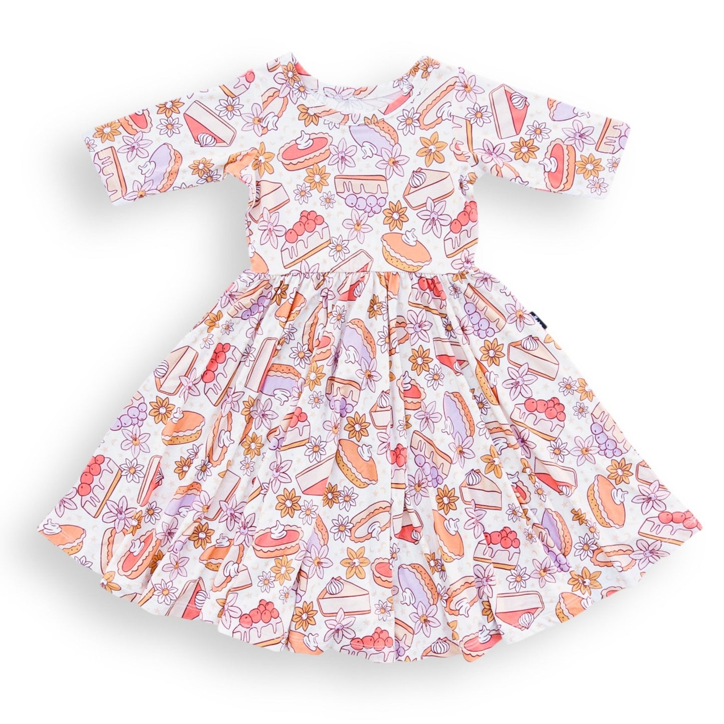 MID SLEEVE TWIRL DRESS - Sweet as Pie - Mack & Harvie