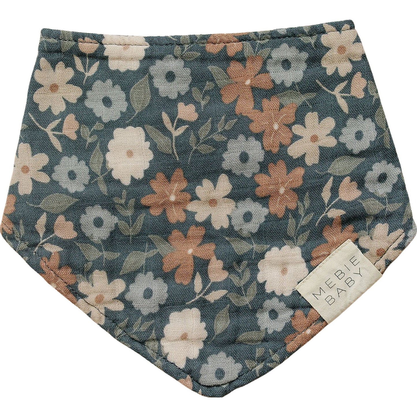 Midnight Floral Muslin Bib - Mack & Harvie