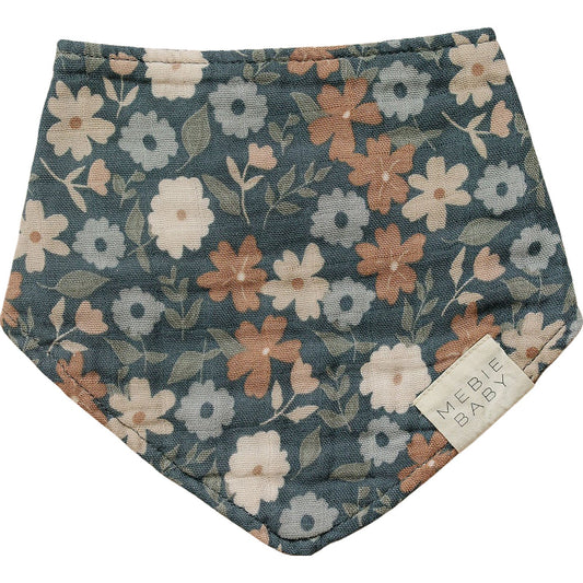 Midnight Floral Muslin Bib - Mack & Harvie