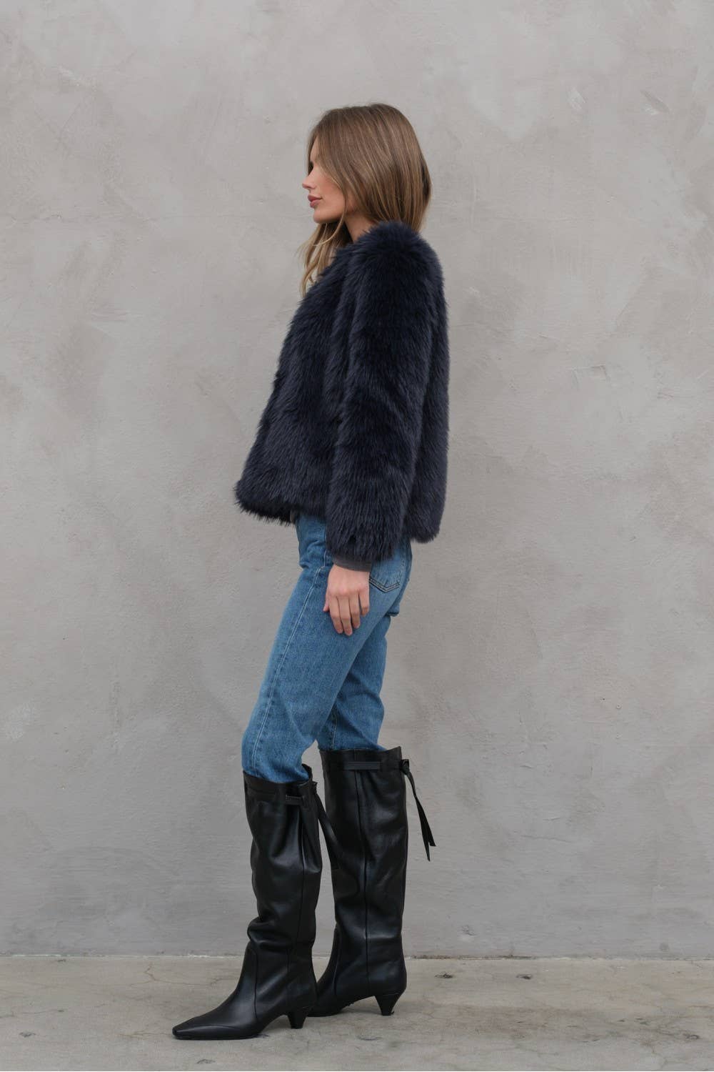 Midnight Fur Jacket - Mack & Harvie