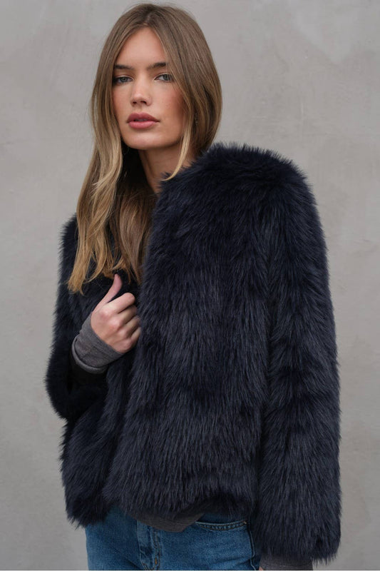 Midnight Fur Jacket - Mack & Harvie