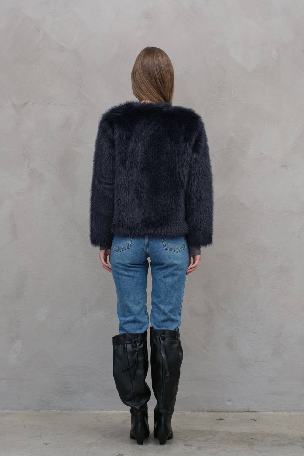 Midnight Fur Jacket - Mack & Harvie