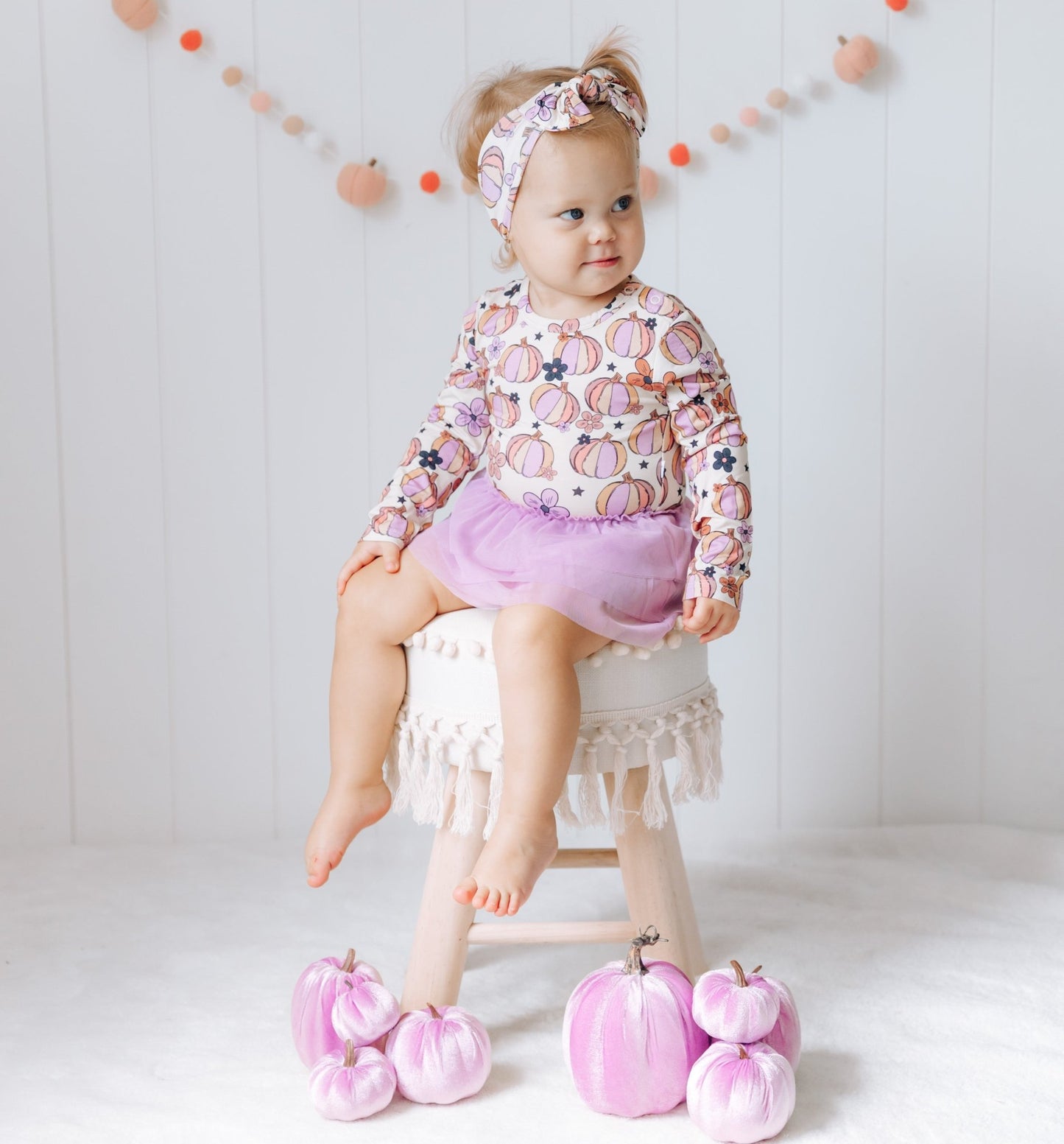 MIDNIGHT PUMPKIN DREAM TUTU BODYSUIT DRESS - Mack & Harvie