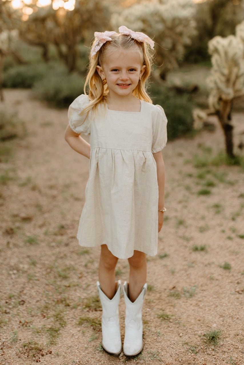 Mini Linen Days Babydoll Dress - Mack & Harvie