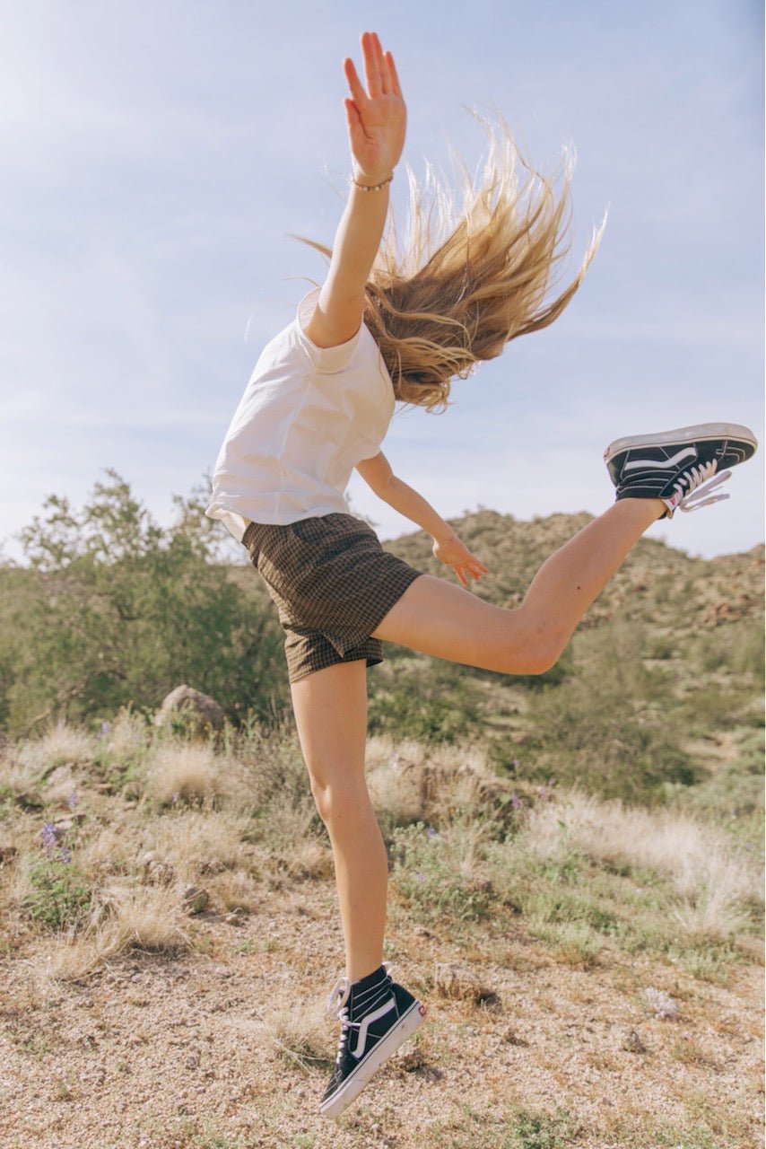 Mini Milo Gingham Shorts - Mack & Harvie