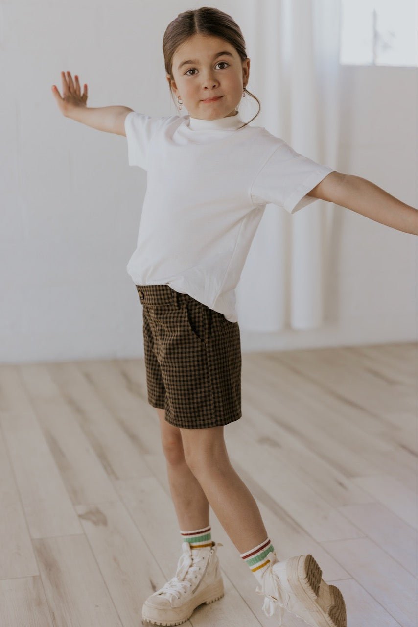 Mini Milo Gingham Shorts - Mack & Harvie