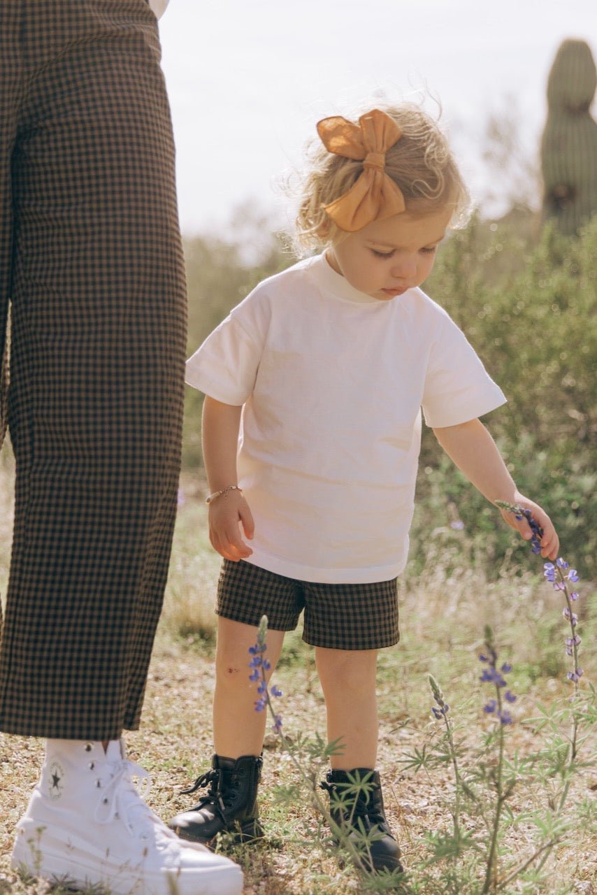 Mini Milo Gingham Shorts - Mack & Harvie