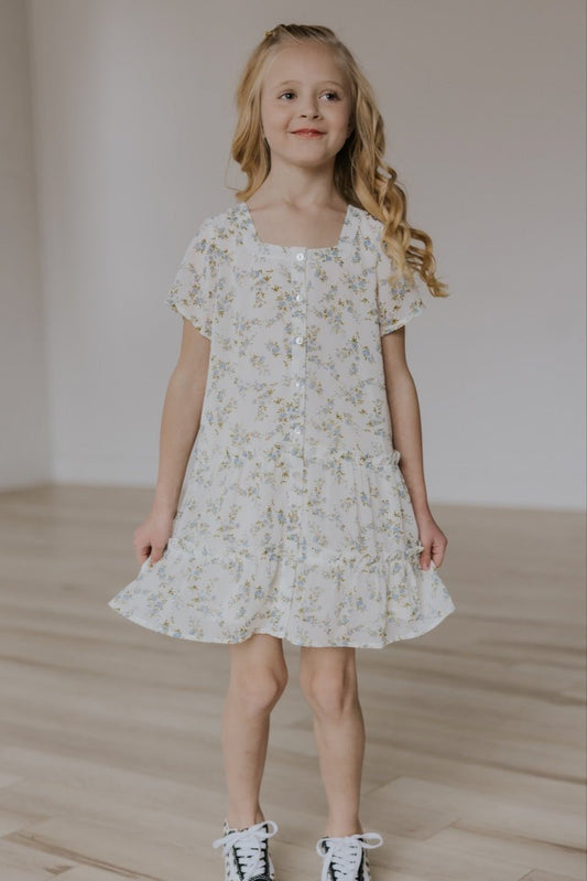 Mini Ollie Square Neck Dress - Mack & Harvie