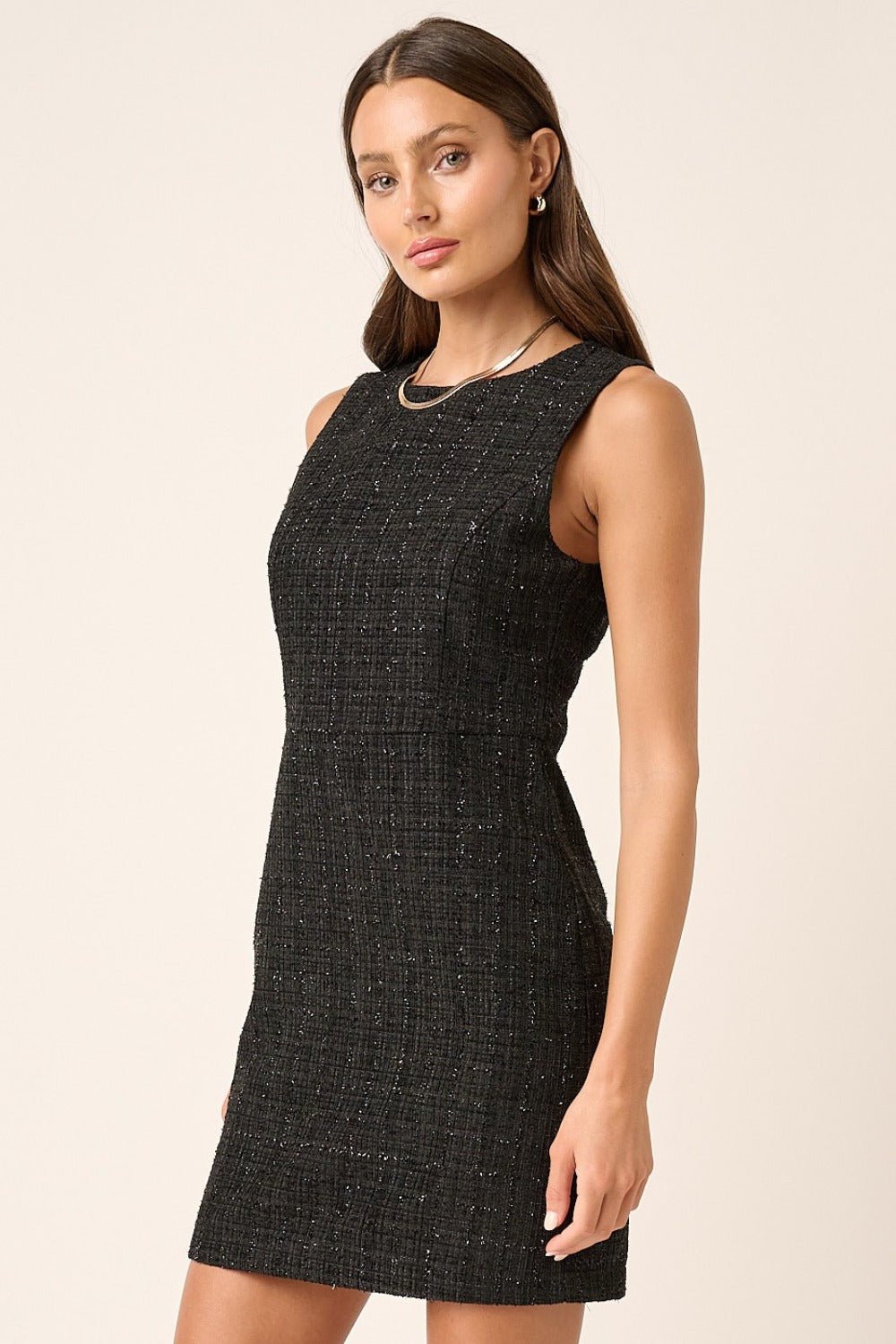 Mittoshop Tweed Sleeveless Mini Dress - Mack & Harvie