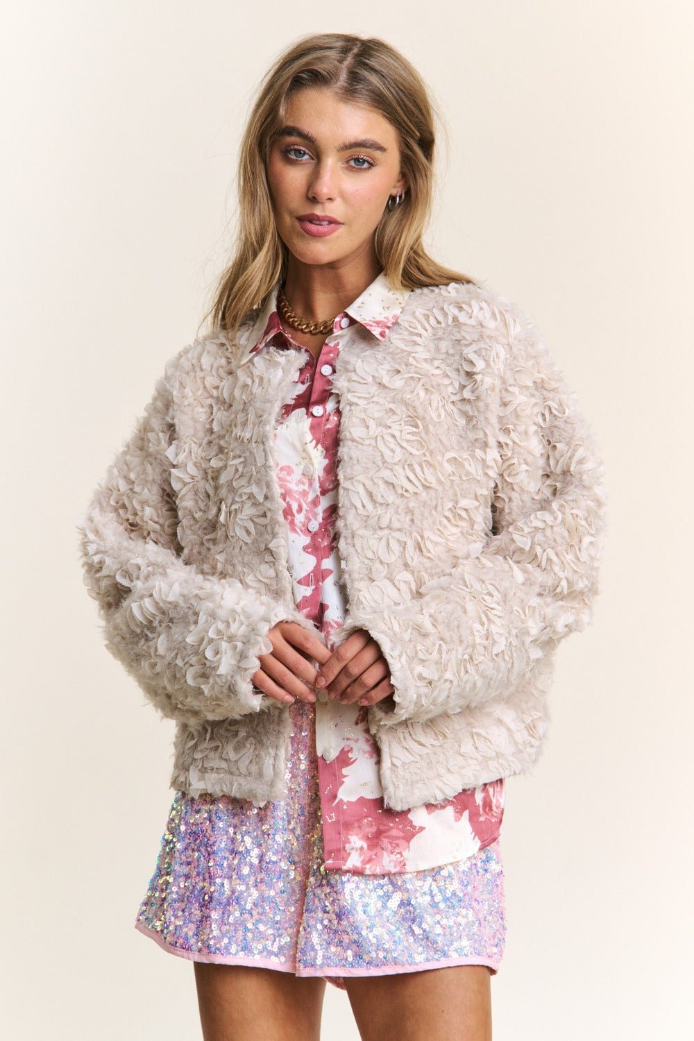 Mixed Fabric Chic Jacket - Mack & Harvie