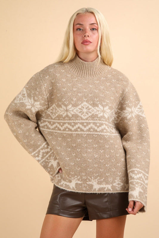 Mocha Alpine Sweater - Mack & Harvie