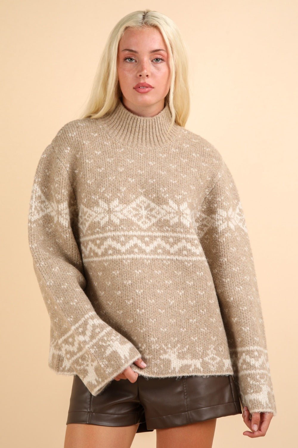 Mocha Alpine Sweater - Mack & Harvie