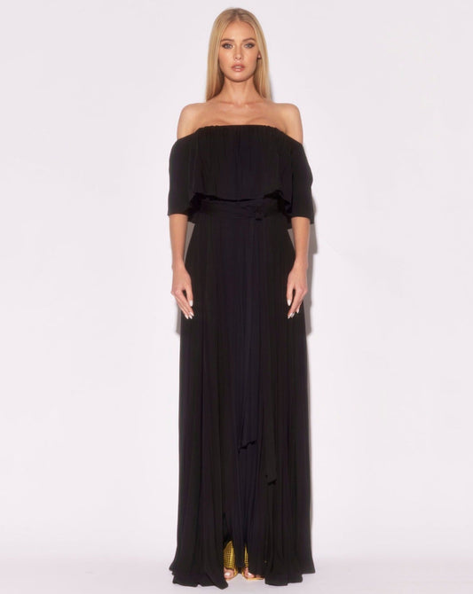 Morning Glory Maxi Dress - Black - Mack & Harvie