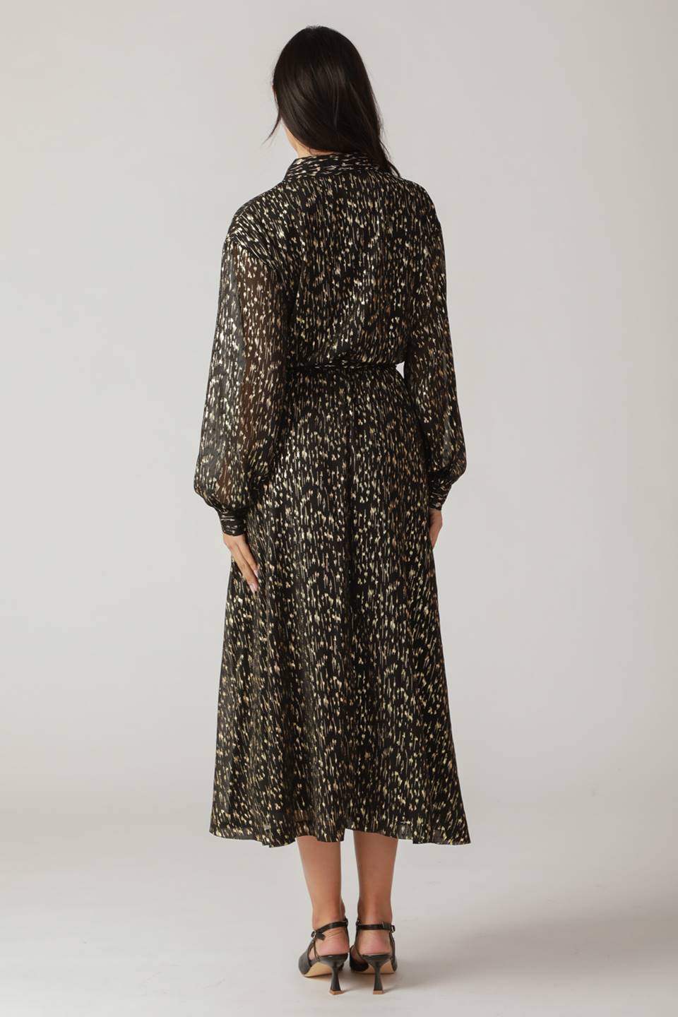 MOSSY MEADOW WOVEN MIDI DRESS - Mack & Harvie