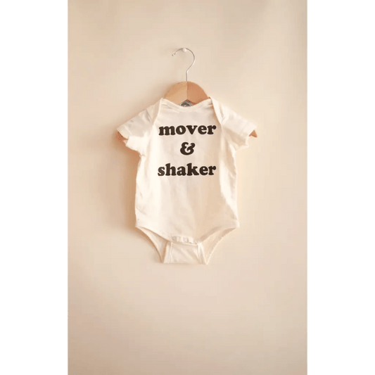 Mover & Shaker Organic Cotton Baby Bodysuit - Mack & Harvie