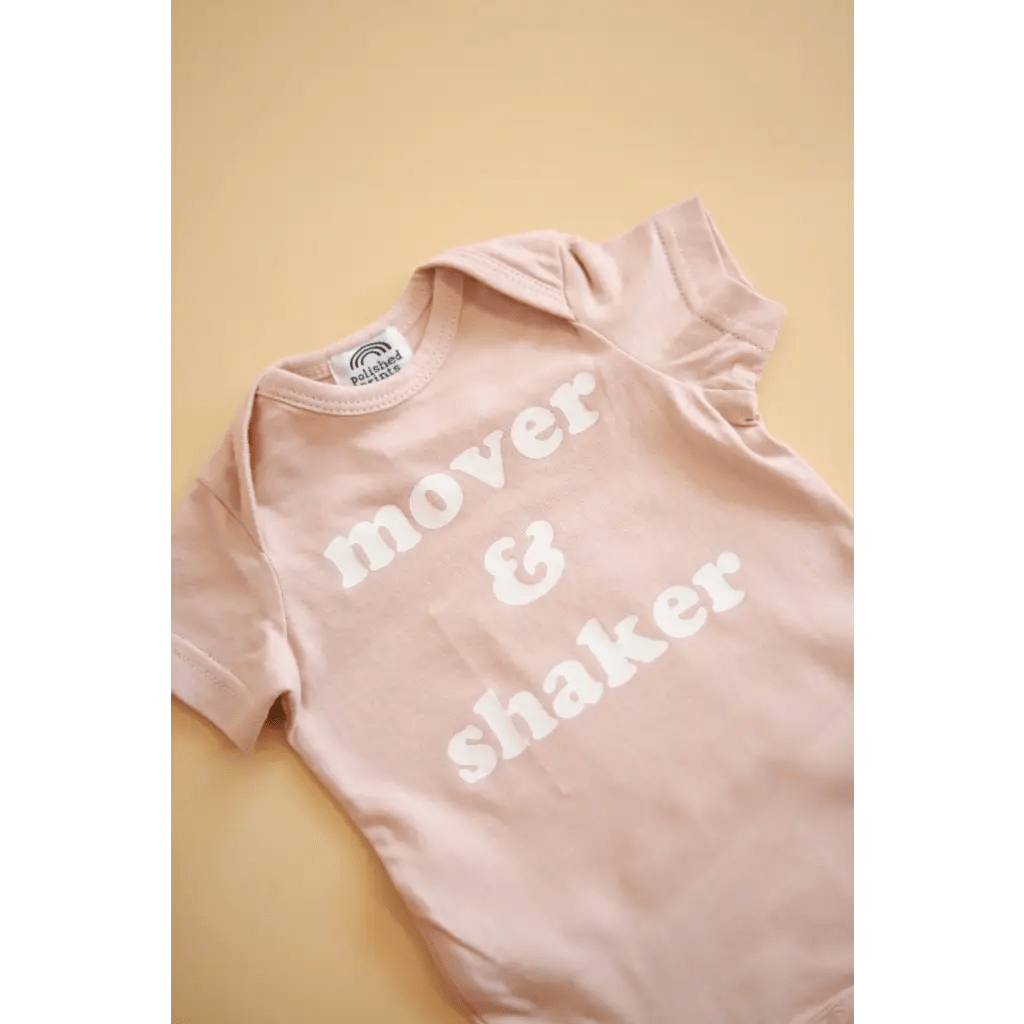 Mover & Shaker Organic Cotton Baby Bodysuit - Mack & Harvie