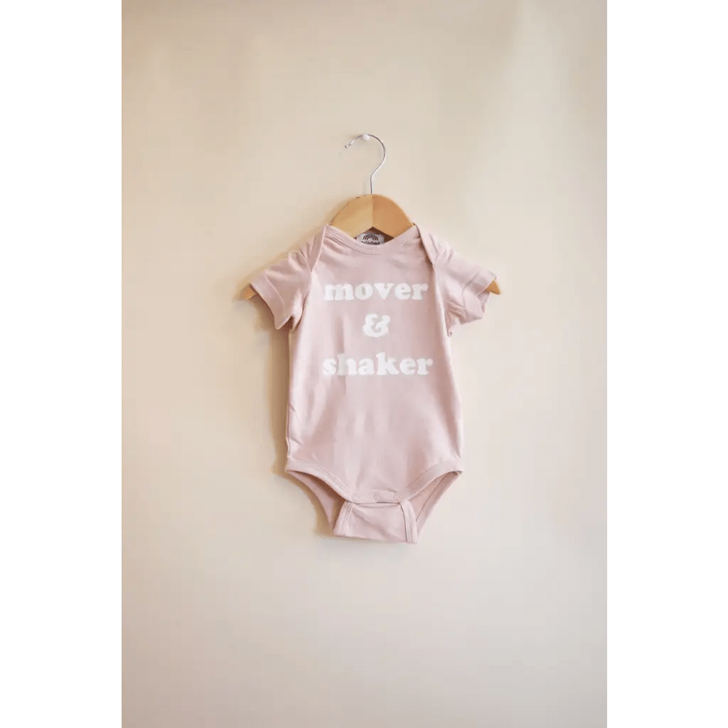 Mover & Shaker Organic Cotton Baby Bodysuit - Mack & Harvie