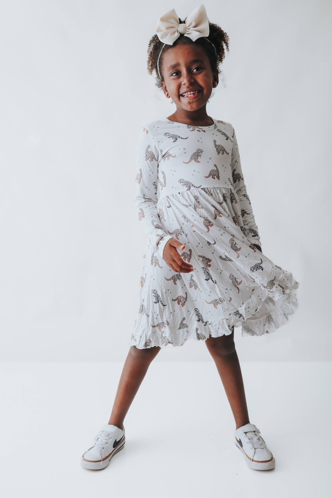 MUMMY DINOS DREAM RUFFLE DRESS - Mack & Harvie