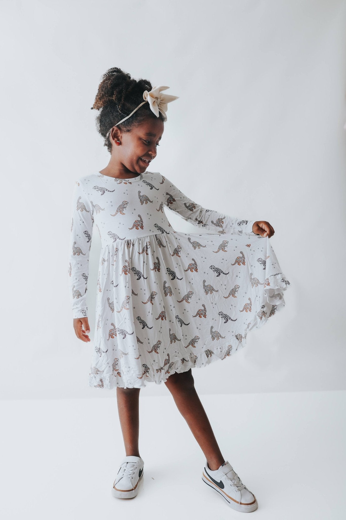 MUMMY DINOS DREAM RUFFLE DRESS - Mack & Harvie