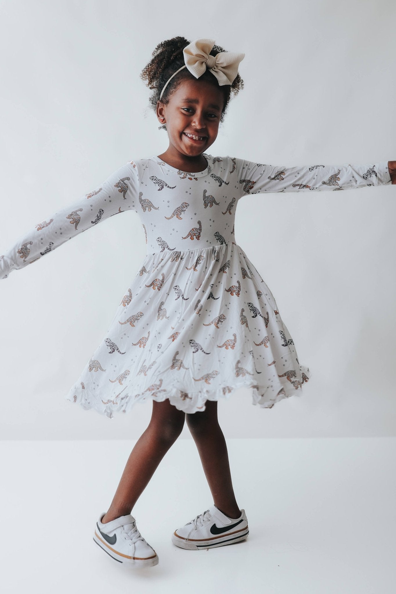 MUMMY DINOS DREAM RUFFLE DRESS - Mack & Harvie