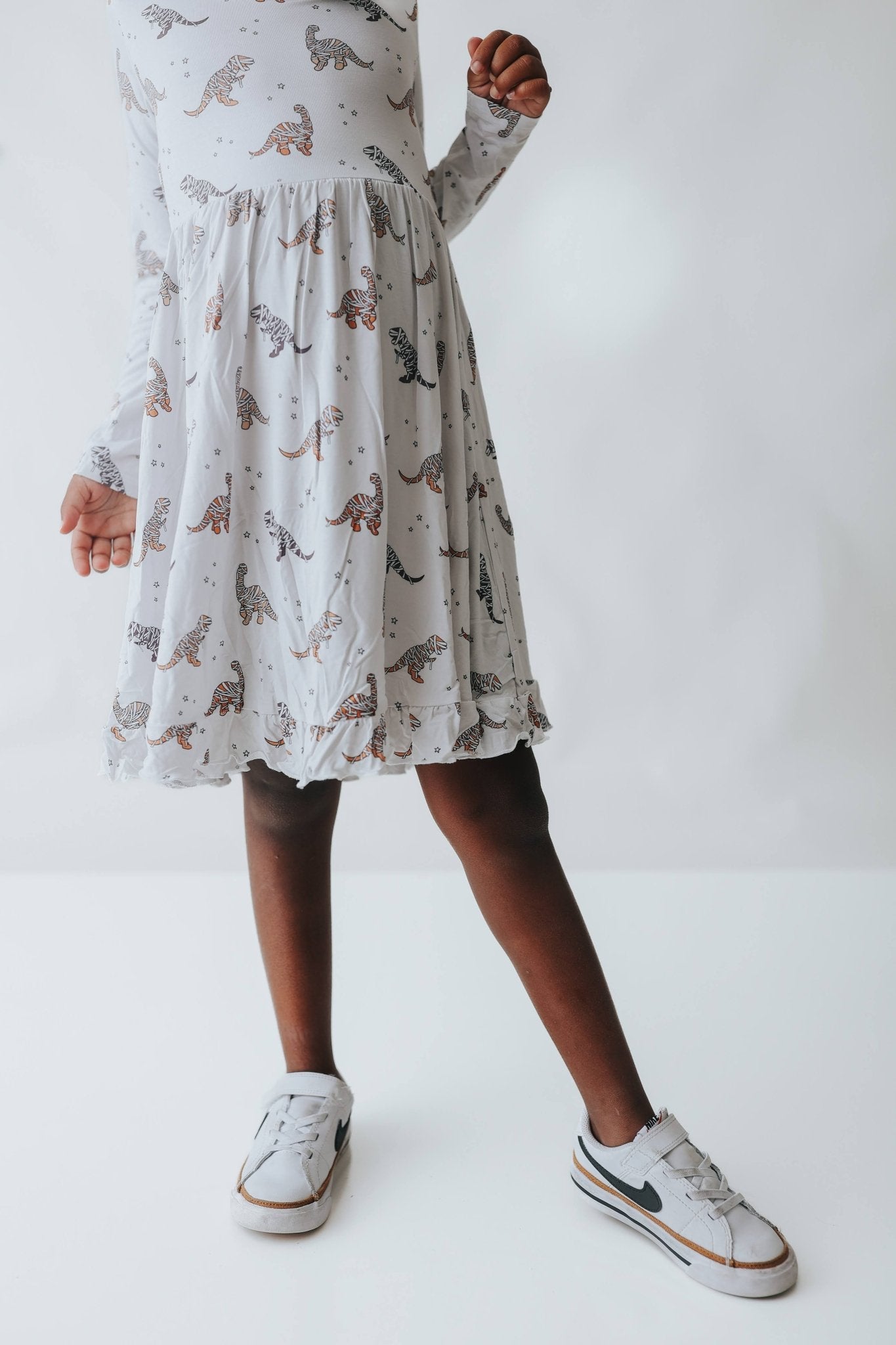 MUMMY DINOS DREAM RUFFLE DRESS - Mack & Harvie