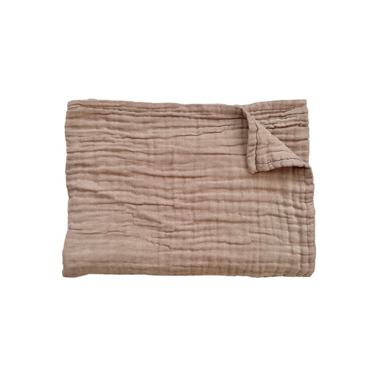 Muslin 6 - Layer Blanket - Brown - Mack & Harvie