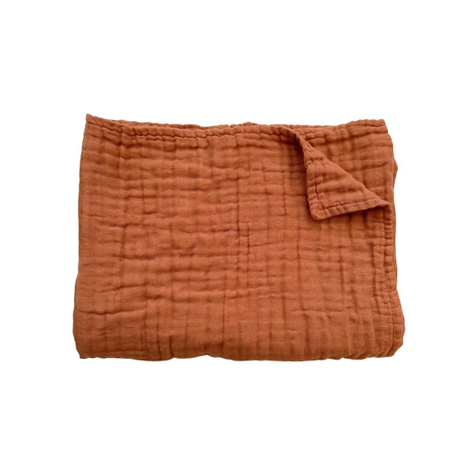 Muslin 6 - Layer Blanket - Copper - Mack & Harvie