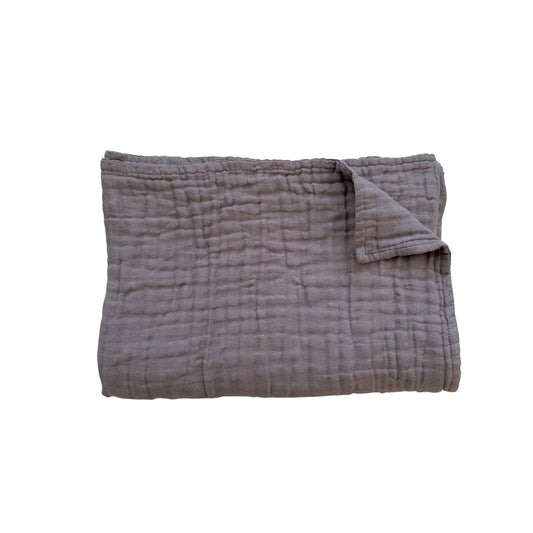 Muslin 6 - Layer Blanket - Dusty Violet - Mack & Harvie