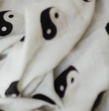 Muslin Swaddle | Black & White Yin Yang - Mack & Harvie