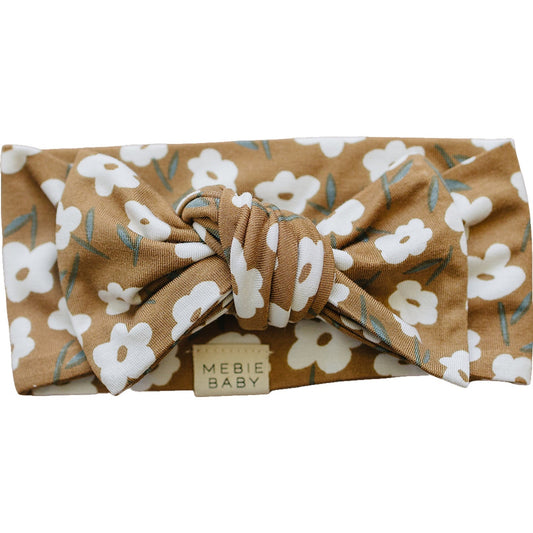 Mustard Floral Bamboo Head Wrap - Mack & Harvie