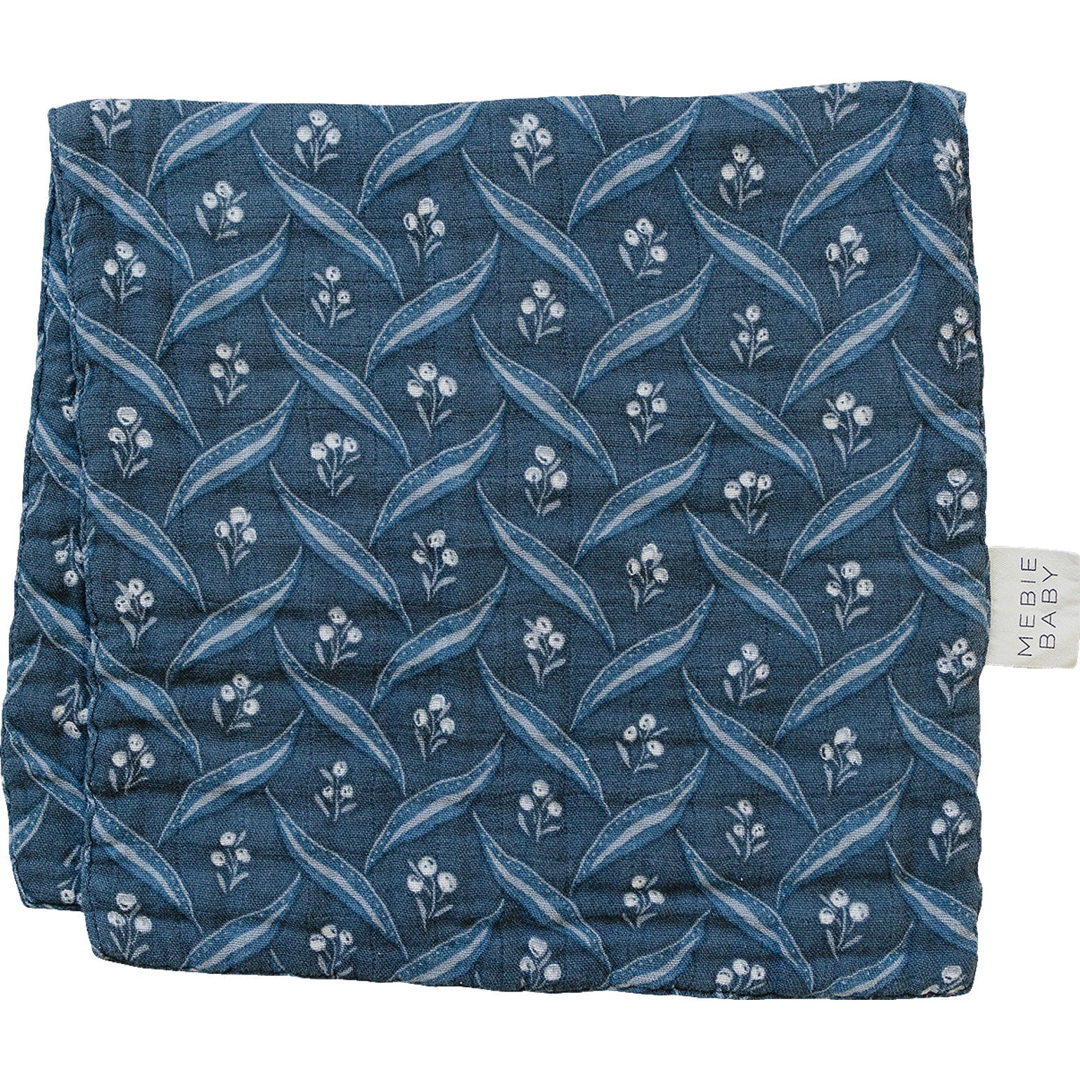 Navy Berry Muslin Burp Cloth - Mack & Harvie