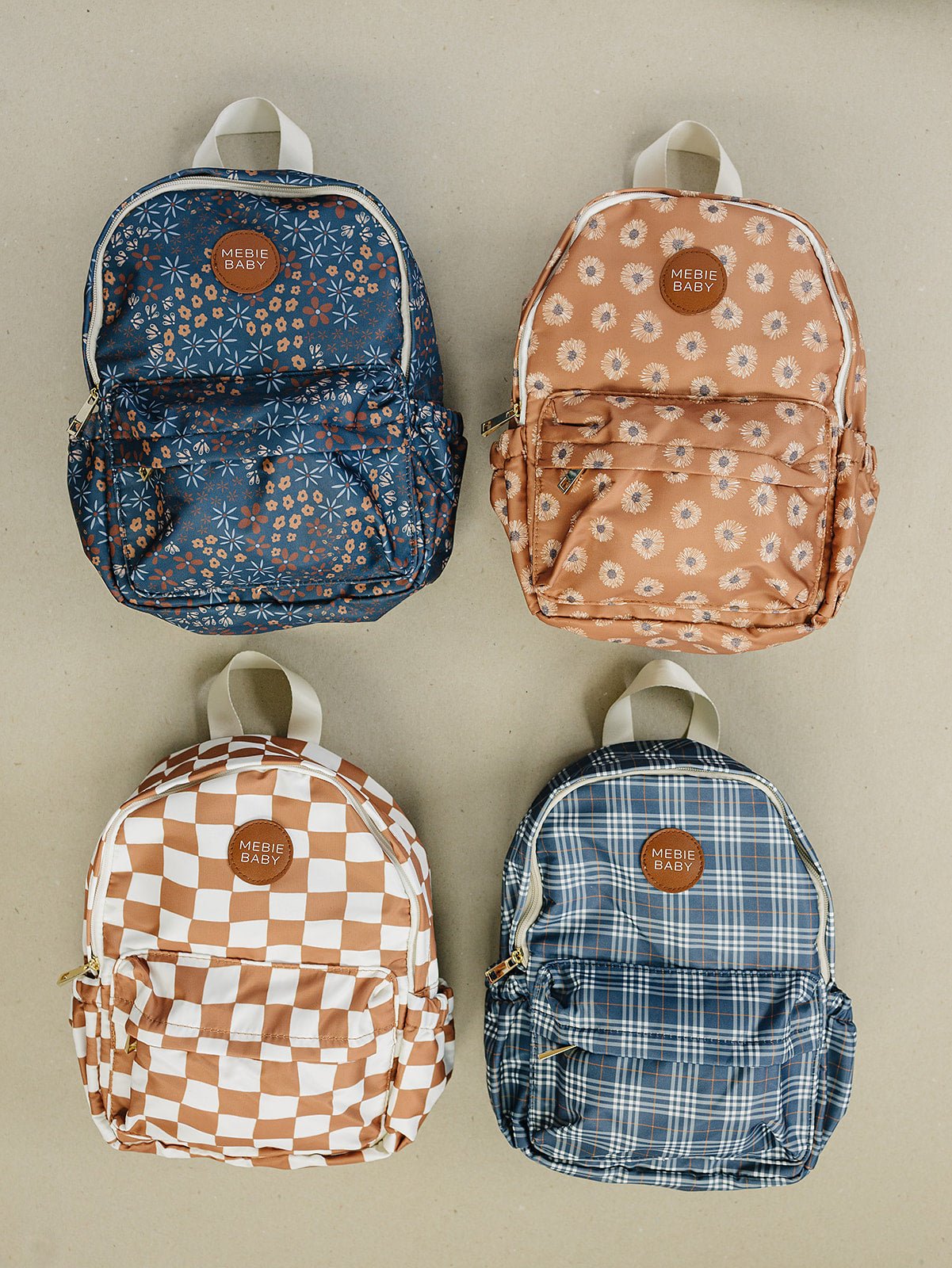 Navy Plaid Mini Backpack - Mack & Harvie