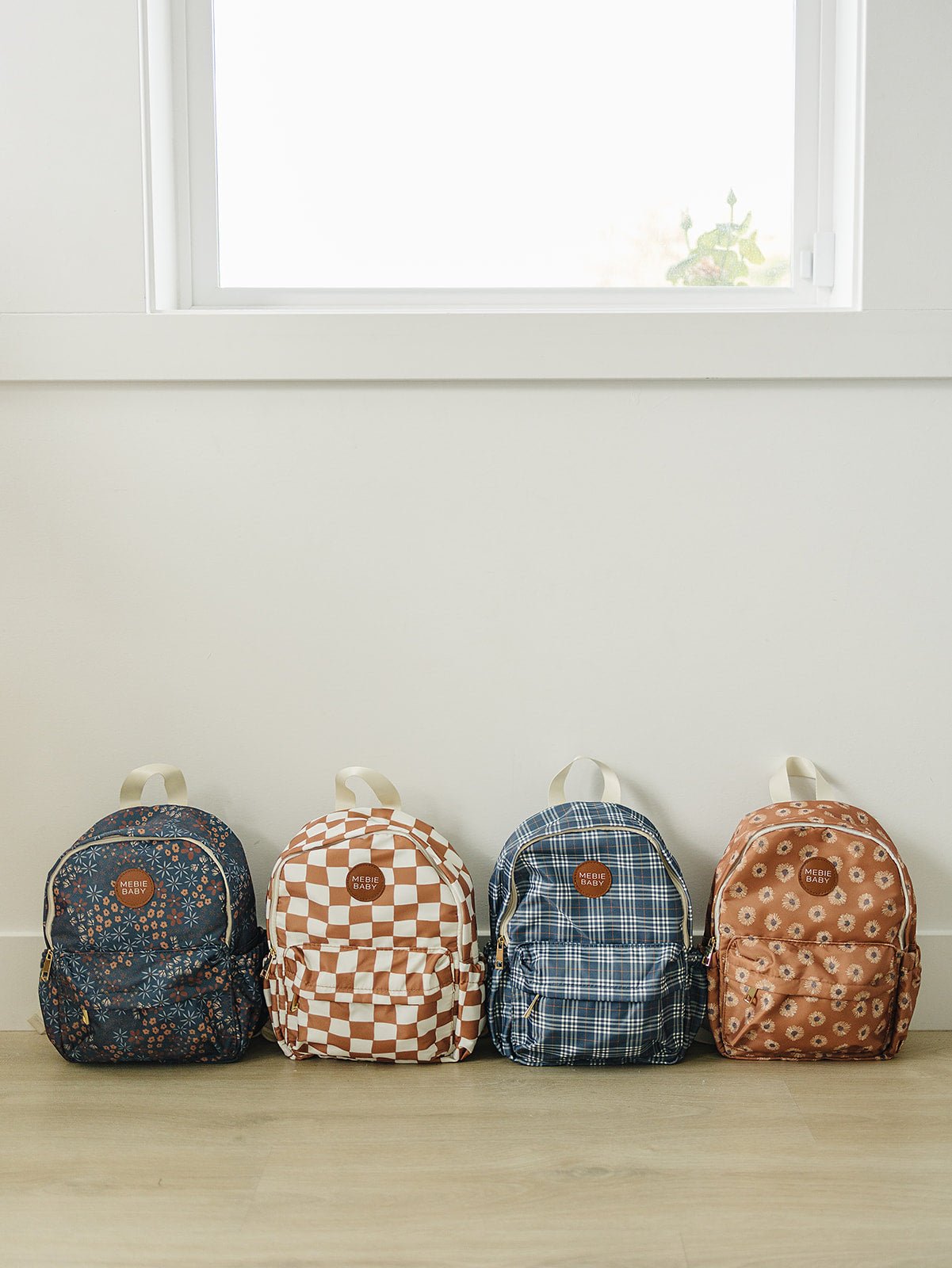 Navy Plaid Mini Backpack - Mack & Harvie