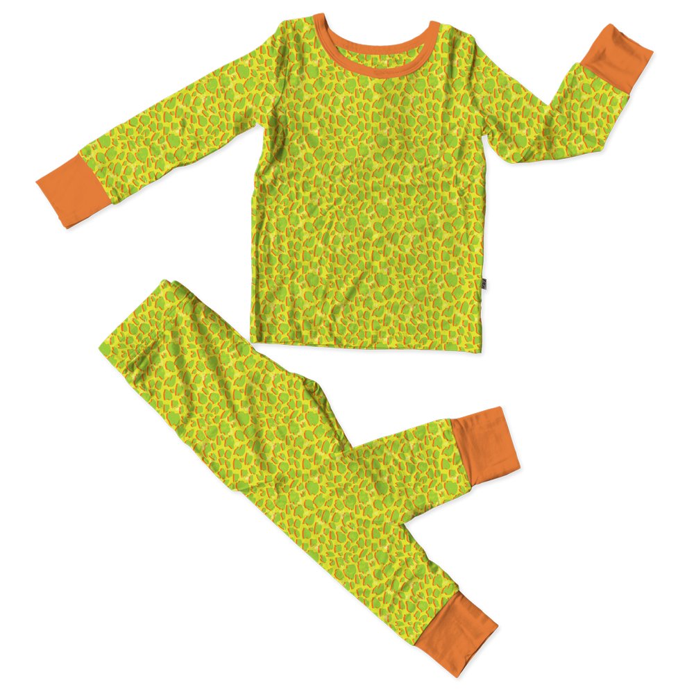 Neon Scribbles 2-Piece Pajama Set - Mack & Harvie