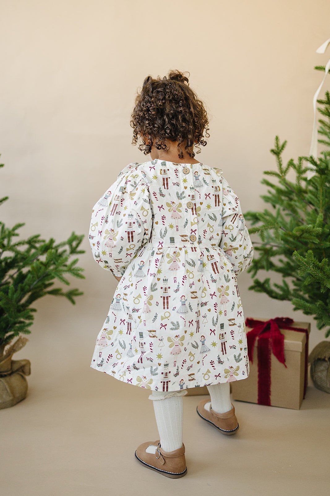 Nutcracker Long Sleeve Ruffle Dress - Mack & Harvie