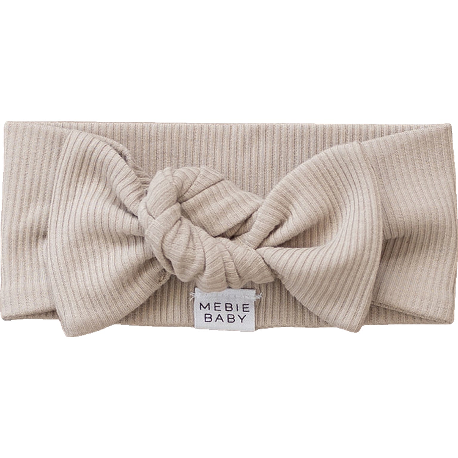 Oatmeal Organic Cotton Ribbed Head Wrap - Mack & Harvie