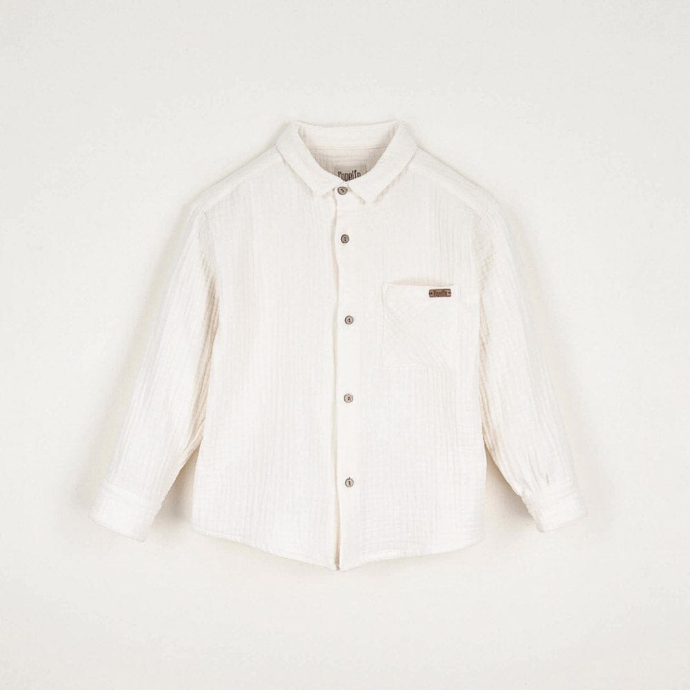 Off White Shirt with Pockets - Mack & Harvie