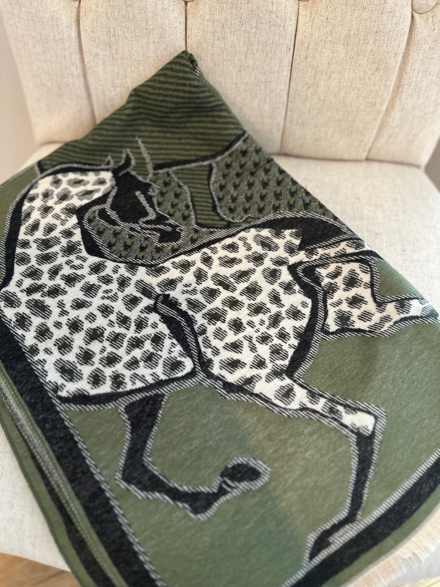 Olive Horse Wrap - Mack & Harvie