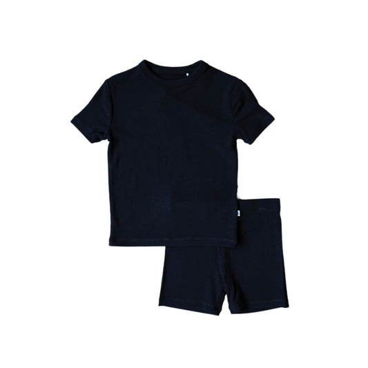 Onyx | Ribbed Bamboo Short Set - Mack & Harvie