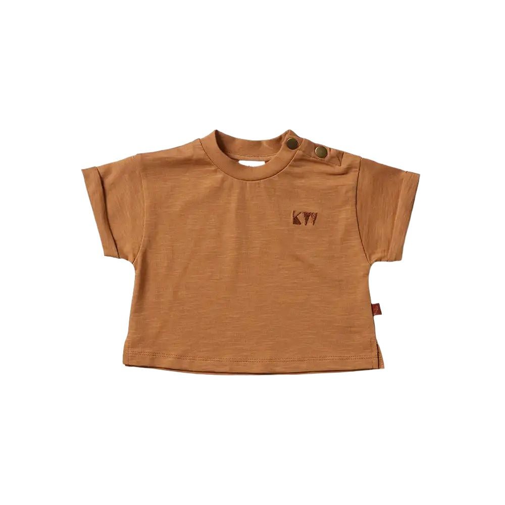 Organic Boxy Tee - Fawn - Mack & Harvie