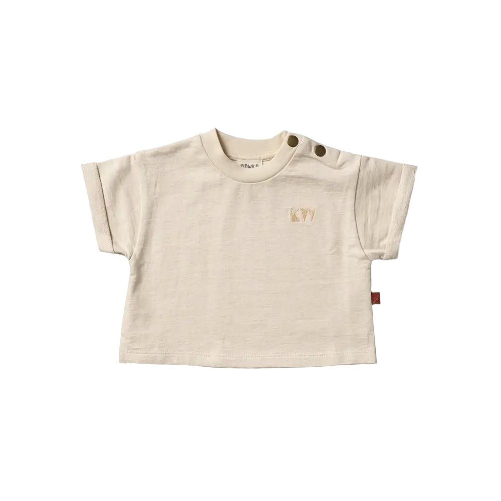 Organic Boxy Tee - Oatmeal Melange - Mack & Harvie