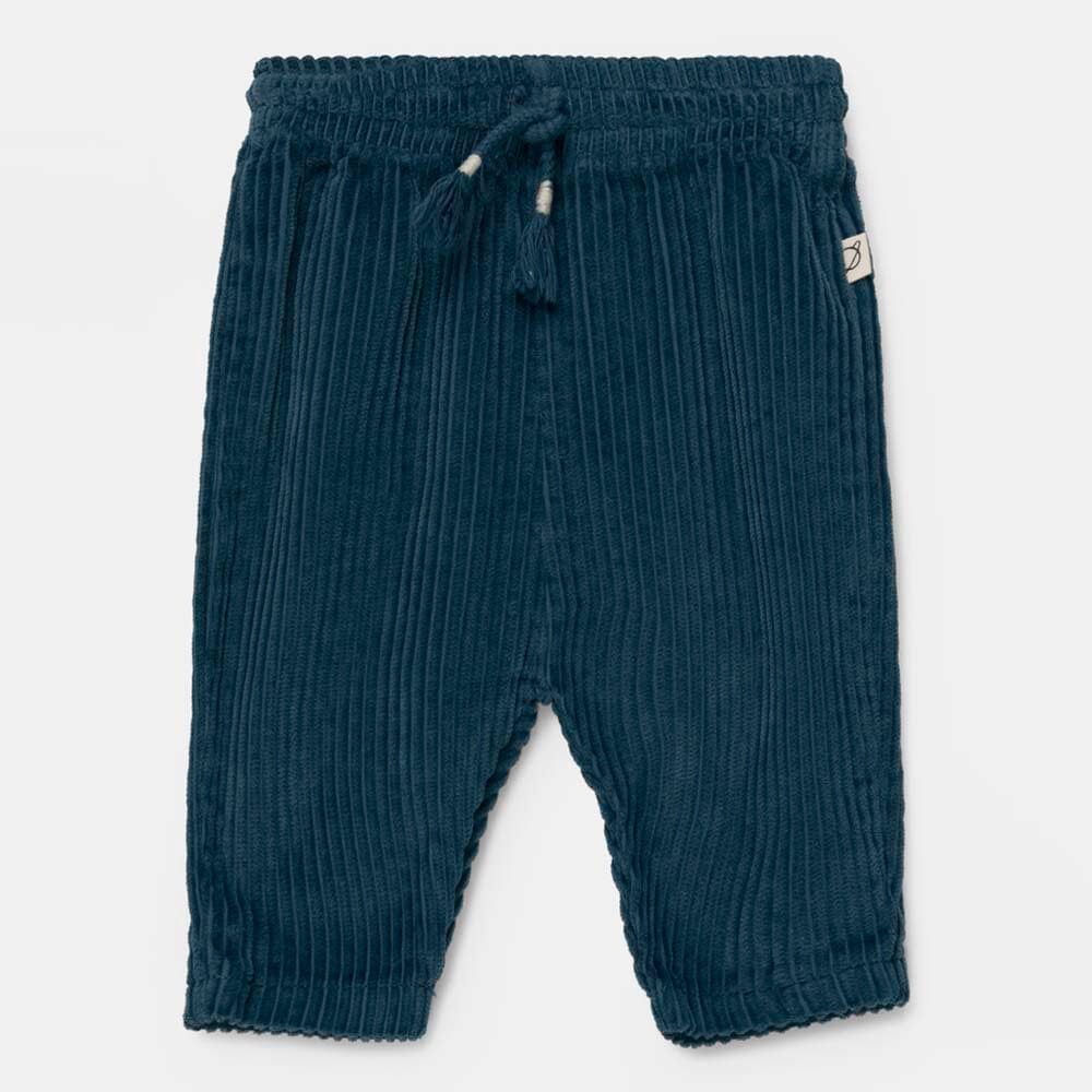 Organic Corduroy Baby Pants - Blue - Mack & Harvie