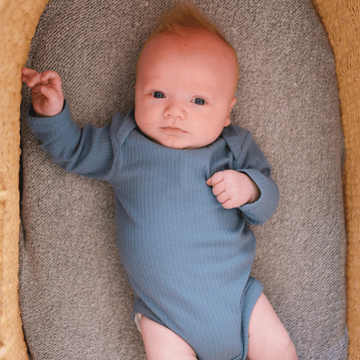 Organic Ribbed Cotton Bodysuit - Mack & Harvie