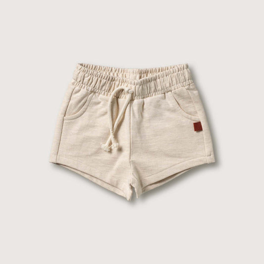 Organic Shorts - Oatmeal Melange - Mack & Harvie