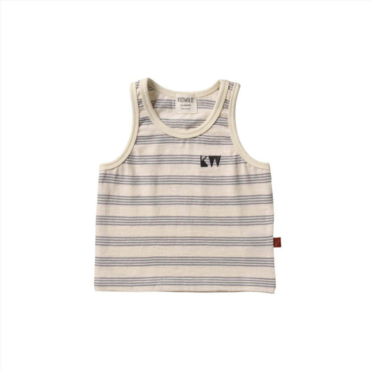 Organic Tank Top - Mist Stripe - Mack & Harvie