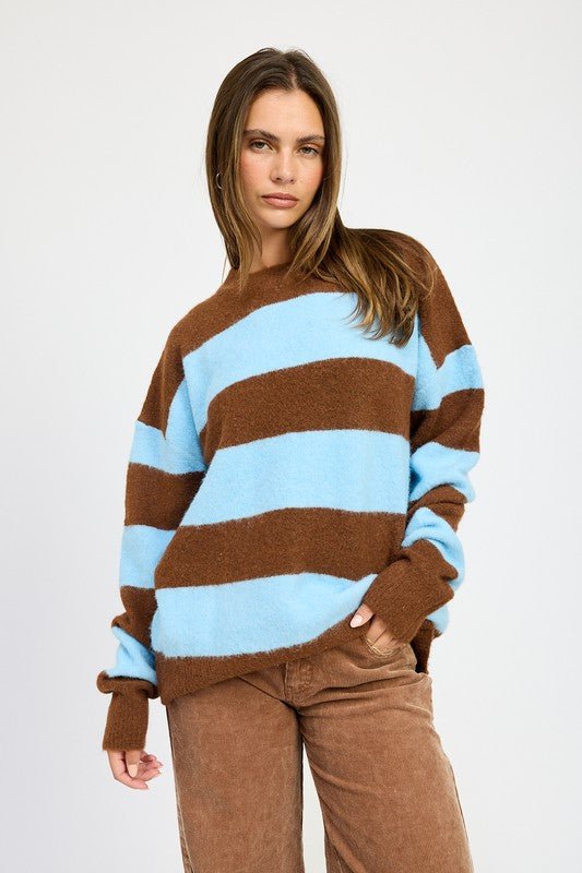 OVERSIZED STRIPED JUMPER - Mack & Harvie