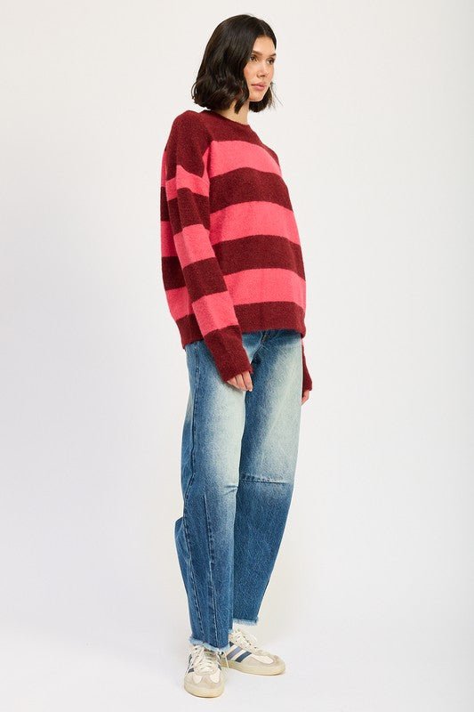 OVERSIZED STRIPED JUMPER - Mack & Harvie