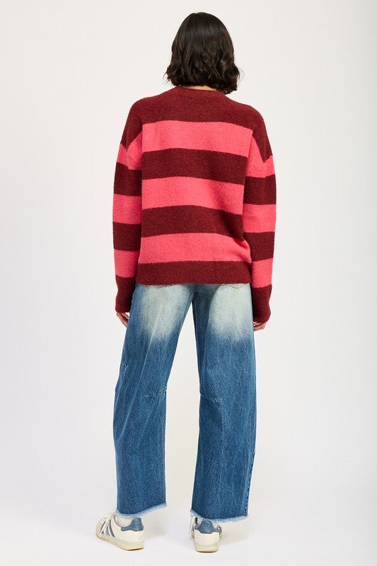 OVERSIZED STRIPED JUMPER - Mack & Harvie